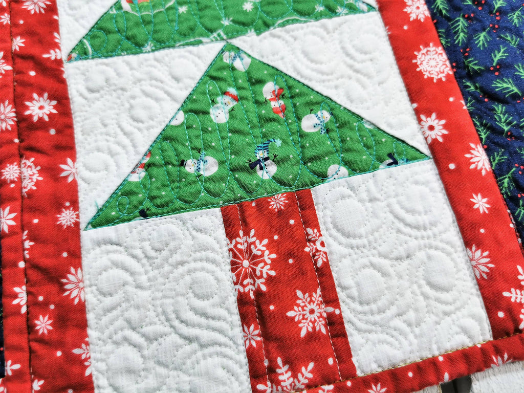 Four Quilted Placemats
