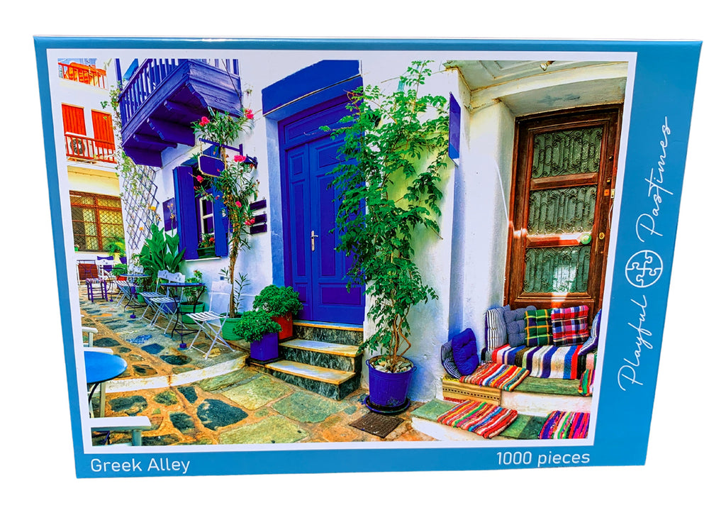 Greek Alley -1000 Piece Jigsaw Puzzle